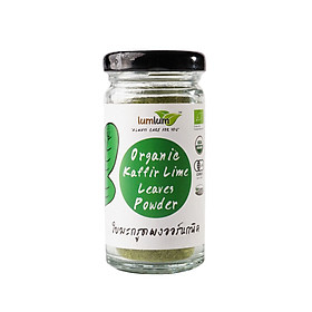 Bột Lá Chanh Thái Kaffir Hữu Cơ 30g Lumlum Organic Kaffir Lime Leaves