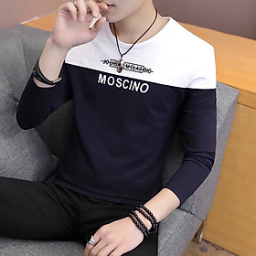 Áo thun nam tay dài cổ tròn phong cách hàn quốc - ATTD4