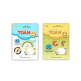 Sách – Combo Toán 4 – Tập 1 + 2 (Dành cho buổi học thứ hai) (Kết nối tri thức với cuộc sống)