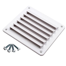 ABS  Rectangular Louvered Vent for RV Boat Marine - 140mm x