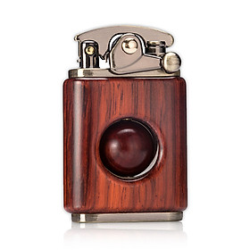 Mua Hộp Qụet Bật Lửa Z592-207 Thiết Kế Độc Lạ Kết Hợp Vỏ Gỗ - Dùng Xăng Đá Cao Cấp