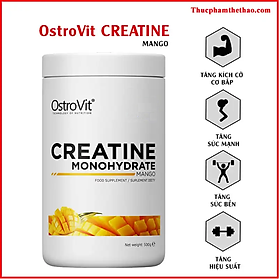 Ostrovit Creatine 500g - Tăng sức mạnh cơ bắp - Tăng hiệu suất tập luyện - nhiều mùi vị