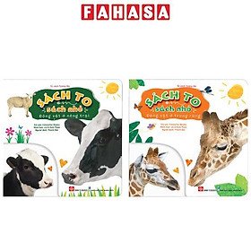 Combo Sách Sách To Ôm Sách Nhỏ - Động Vật Ở Nông Trại + Động Vật Ở Trong Rừng
