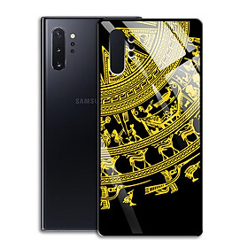 Ốp Lưng Kính Cường Lực cho điện thoại Samsung Galaxy Note 10 Plus - 0366 7820 TRONGDONG02 - Trống Đồng - Hàng Chính Hãng