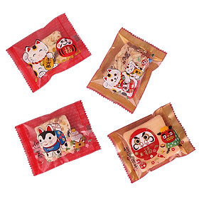 Mua Túi gói kẹo Nougat  Túi đựng bánh cookie  vỏ túi đóng kẹo hạnh phúc size 7 x 9.5 cm (lễ hội)