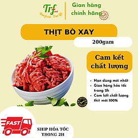 Thịt bò xay TRF khay 200g[Chỉ giao hỏa tốc HN]