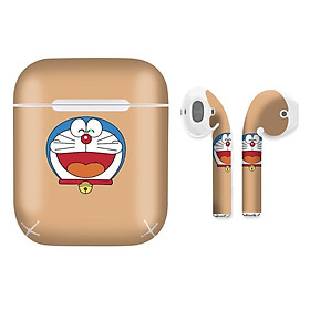 Mua Miếng dán skin chống bẩn cho tai nghe AirPods in hình Doremon - Dor007 (bản không dây 1 và 2)