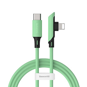 Mua Cáp sạc nhanh PD18W Baseus Colorful Elbow chân Type-C to Lightning dây TPE siêu bền dài 1.2M cho iPhone ( nhiều màu lựa chọn ) - Hàng chính hãng