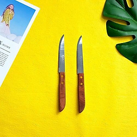 Dao bếp inox cán gỗ cao cấp thiết kế với kiểu dáng đẹp mắt, tinh tế và nhìn rất sắc nét