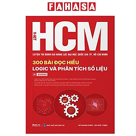 Sách - V-ACT HCM - Luyện Thi Đánh Giá Năng Lực Đại Học Quốc Gia TP. Hồ Chí Minh - 300 Bài Đọc Hiểu Logic Và Phân Tích Số Liệu - Nhiều Nhà Xuất Bản