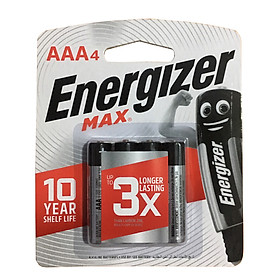 Pin AAA Energizer Max E92 BP4 - Hàng Chính Hãng Model 2020