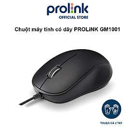 Chuột máy tính có dây PROLiNK GM1001 giá rẻ, kiểu dáng nhỏ gọn