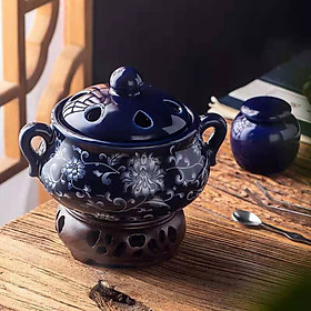 Mua Lư xông trầm hương  tinh dầu bằng điện có chế độ hẹn giờ nắp gốm
