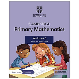 Sách ngoại văn: Cambridge Primary Mathematics - Workbook 5 With Digital Access (1 Year) (2nd Edition)