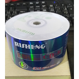 Đĩa trắng, Đĩa CD trắng Risheng hộp 50 cái dung lượng 700mb - HÀNG CHÍNH HÃNG