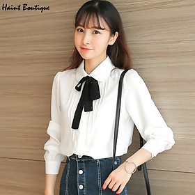 Sơ mi nữ cổ xinh công sở đẹp Sm117