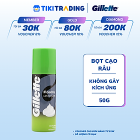 Bọt Cạo Râu Hương Chanh Gillette (50g)
