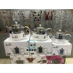 Mua Ấm thuỷ tinh pha trà chịu nhiệt có lưới lọc inox