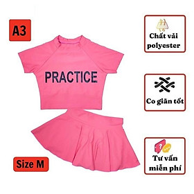 Đồ bơi nữ - bé gái tay ngắn 29-48kg, quần giả váy tạo cảm giác tự tin mọi hoạt động - HN.Store