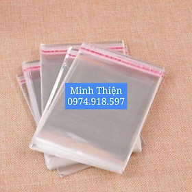 Mua 1 lạng túi opp size nhỏ 100g túi bóng kính dán miệng túi tự dính