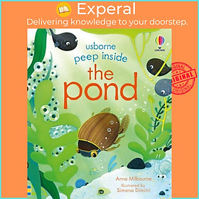 Sách - Peep Inside the Pond by Simona Dimitri (UK edition, boardbook)