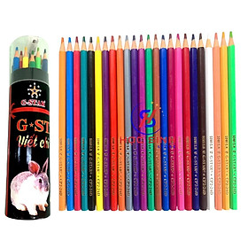 Lon 24 Cây Bút Chì Màu Gstar CP2-24D Thân Dài