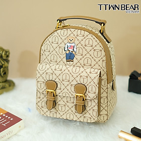 Balo nữ TN3179  chữ T đi học, đi chơi thời trang cao cấp TTWN BEAR