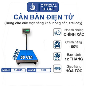 Mua Cân Bàn Điện Tử DI28SS - Mặt Bàn Cân 500X600MM