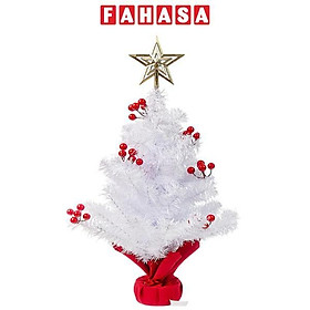 Mua Cây Thông Mini Màu Trắng Trang Trí Noel 61 cm - Chaang Chiia LP-T24W-R