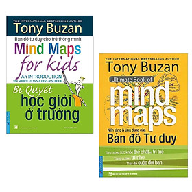Combo 2 cuốn sách của tác giả Tony Buzan : Nền Tảng Và Ứng Dụng Của Bản Đồ Tư Duy + Bí Quyết Học Giỏi Ở Trường/ Bộ sách giúp trẻ có phương pháp học tập hiệu quả nhất