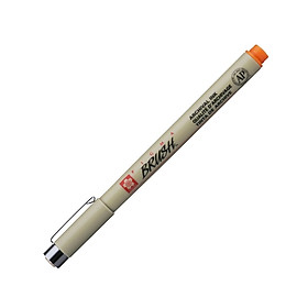 Bút Cọ Màu Pigma Brush Sakura - Màu Cam