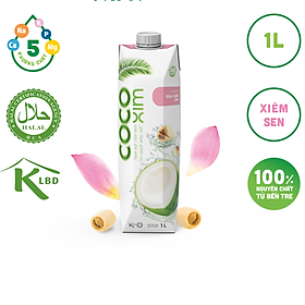 HỘP Nước dừa đóng hộp Cocoxim Sen 1000ml Hộp