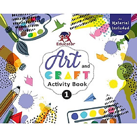 Art and Craft Activity Book 1 for 4-5 Year old kids with free craft material