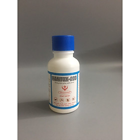 Hantox 200 diệt ruồi, muỗi, kiến, gián, ve rận, bọ chét (chai 100ml)