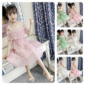 VL80Size110-160 (15-33kg)Đầm cho bé gái, kiểu dáng công chúaThời trang trẻ Em hàng quảng châu