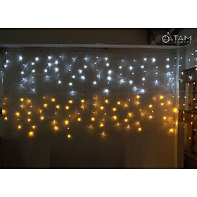 Đèn rèm Led thả trần xen kẻ sợi 40-50-60cm dài 4m L-R-456
