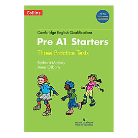 Hình ảnh Collins - Pre A1 Starters - Three Practice Tests - Kèm 1 MP3 (Format 2018)