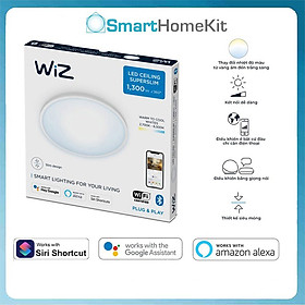 Mua Đèn ốp trần WiZ SuperSlim Ceiling 14W/16W White 27-65K - Hàng Chính Hãng