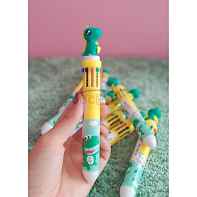 Bút Viết hình thú 10 Ngòi 10 Màu siêu lạ_siêu đẹp