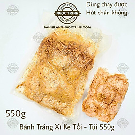 Bánh tráng xì ke tỏi siêu cay (Túi 560g) chính gốc bánh tráng Ngọc Trinh