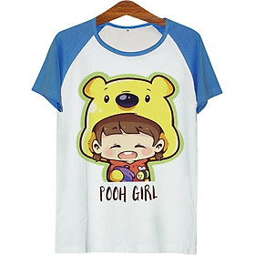 Áo thun cô bé gấu pooh Anh Tuan Shop ATCP163