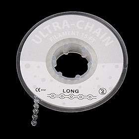 Dental Orthodontic Power Chain Elastic Rubber Band Long Spool - White