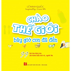 Chào thế giới bây giờ con đã đến 