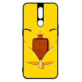 Ốp lưng dành cho điện thoại Oppo F11 Pro Pikachu Socola - Hàng Chính Hãng