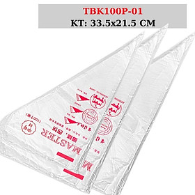 Mua Túi Bắt Kem Nilong Trang Trí Làm Bánh Kem Sinh Nhật Bông Lan Set 100 Chiếc Tiệm Bánh - TBK100P