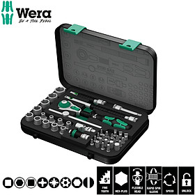 Mua Bộ dụng cụ đa năng tròng cóc Wera 05003533001  8100 SA 2 Zyklop Speed Ratchet   1/4   gồm 42 chi tiết