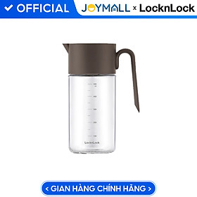 Mua Bình đựng dầu ăn thủy tinh LocknLock 550ml CKO208  Hàng chính hãng  nắp mở tự động  miệng bình rộng  có tay cầm -JoyMall