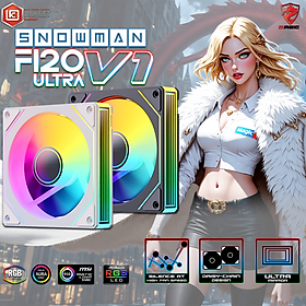 Mua Fan MAGIC SNOWMAN F-120 V1 ARGB - Hàng chính hãng