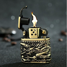 Mua Vỏ Hột Quẹt Bật Lửa Xăng Bấc Đá Zorro Z506-628 Thiết Kế Sang Trọng Cao Cấp