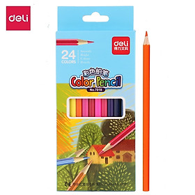 Bút chì màu học sinh Deli - 12 màu/18 màu/24 màu/36 màu - 7016/7017/7018/7019